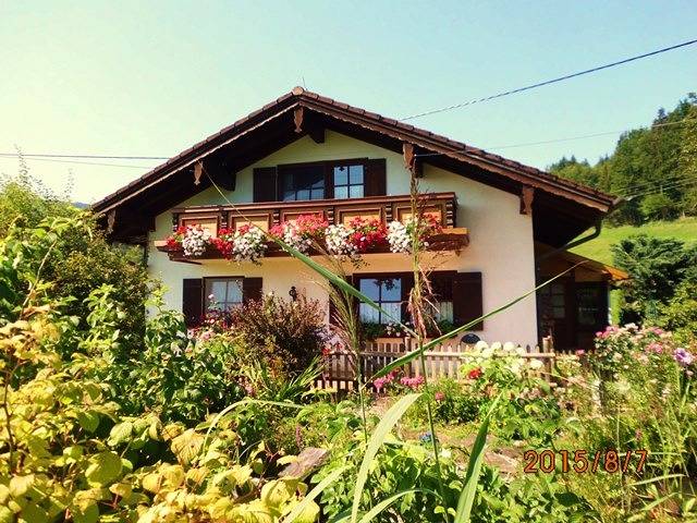 Ganze Ferienwohnung, Haus Wimmer - Ferienwohnung- 3 Personen, 58qm, 1 Schlafzimmer, Balkon, Tv in Anger, Bayerische Alpen