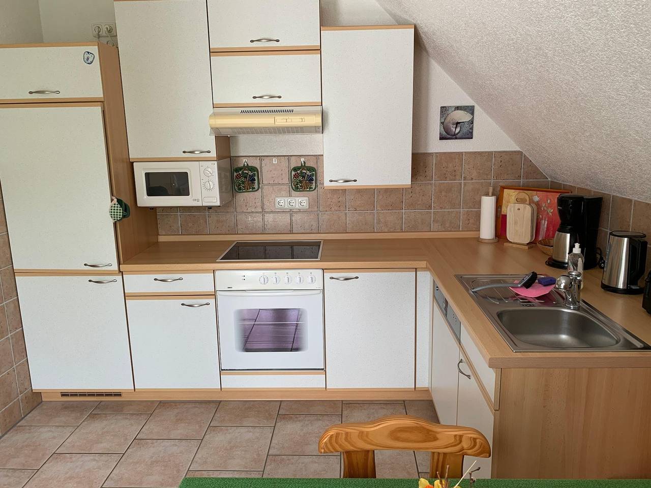 Appartement de vacances entier, Ferienhaus Hirschrudel - Ferienwohnung 4 in Katzow, Vorpommern Greifswald