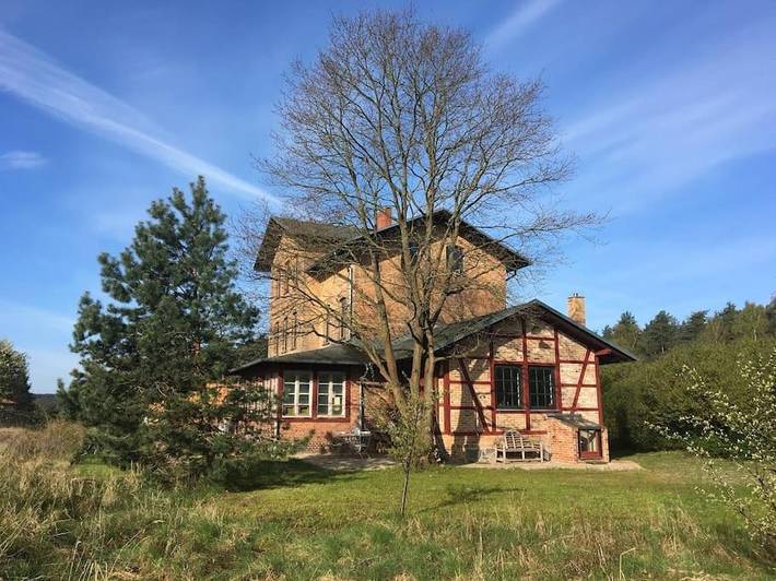 Ferienwohnung für 4 Personen, mit Terrasse und Garten sowie Sauna und Ausblick