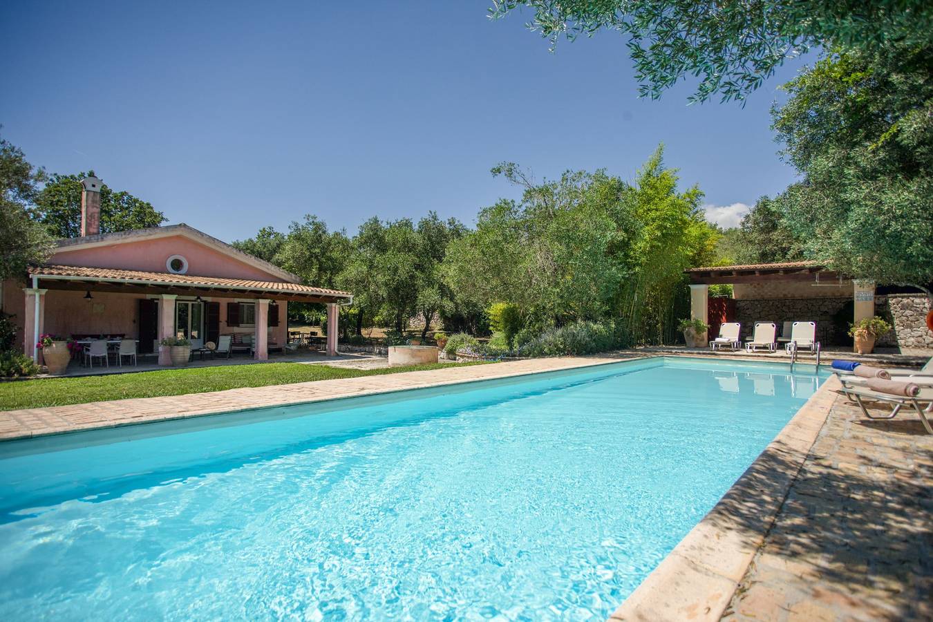 Villa Cleopatra in Poulades, Korfu