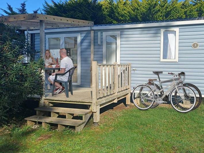 Camping Park Er Lann - Mobilheim 4 personen - Bahia 4 Personen in Saint-Pierre-Quiberon, Côte des Mégalithes