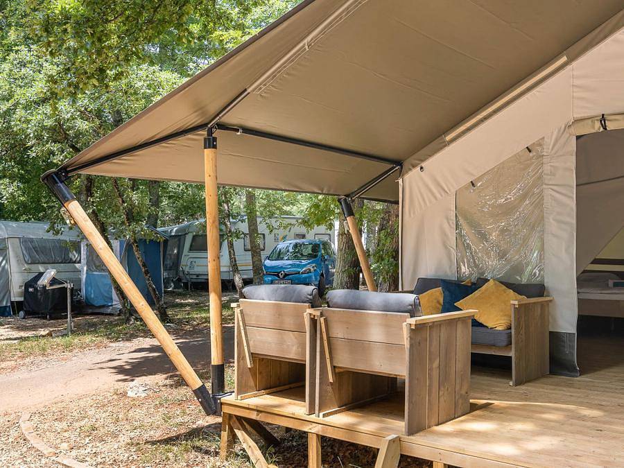 Camping Park Umag - Safarizelt 5 personen - Safarizelt Comfort in Karigador, Umag und Umgebung
