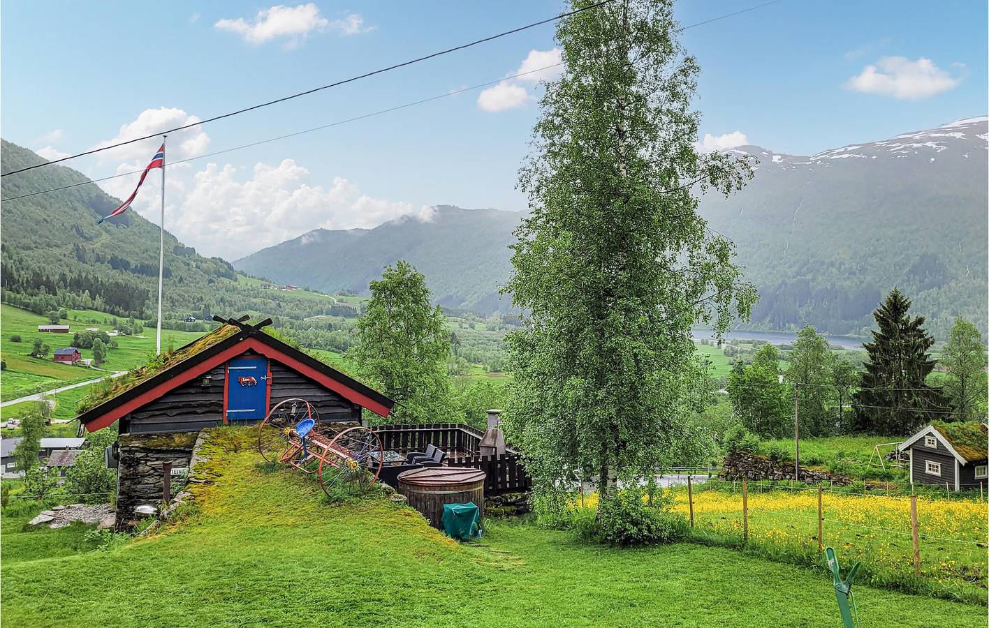 Feriehus for 14 personer med terrasse in Myrkdalen, Voss