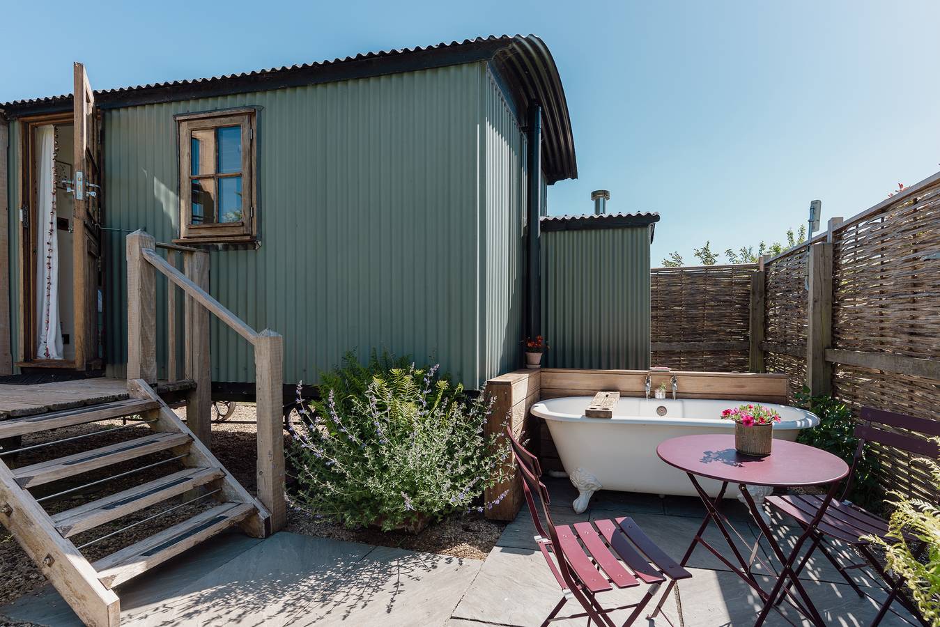 Hut voor 2 personen met tuin in Dorset