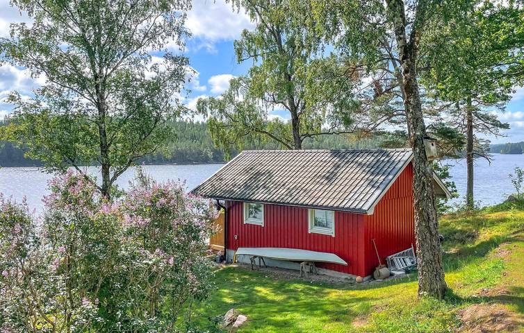 Ferienhaus für 3 Personen mit Terrasse in Borås, Västergötland