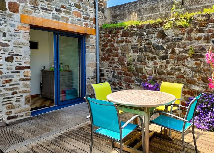 Maison de charme au Vivier-sur-Mer avec terrasse privée in Le Vivier-sur-Mer, Baie du Mont-Saint-Michel