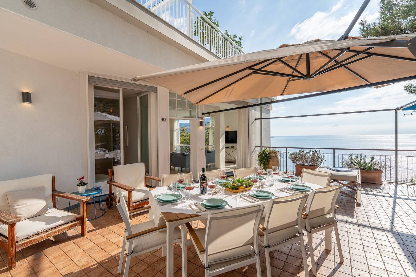 Villa für 8 Personen mit Terrasse in Sori, Ligurische Küste