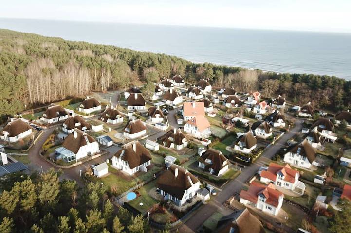 Ferienhaus für 4 Personen, mit Terrasse und Garten