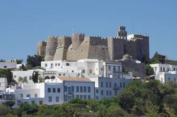 Hôtel pour 2 personnes, avec vue et terrasse dans Patmos