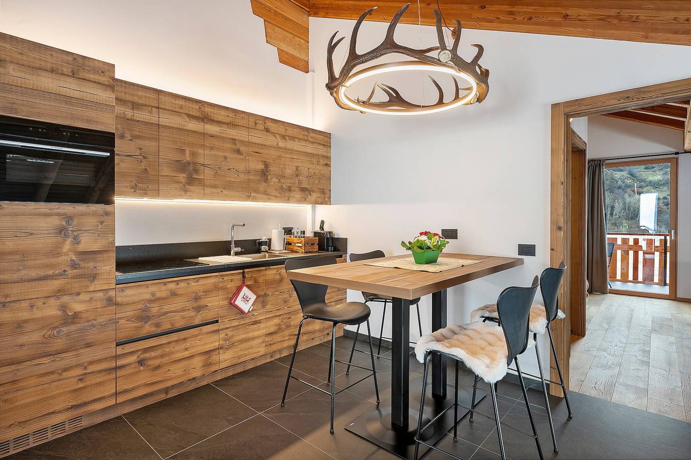 Ganze Wohnung, Appartement 'Loni Lodge Suite Boai' mit privater Zirbensauna und Panoramablick in Vermiglio, Adamello-Presanella-Alpen