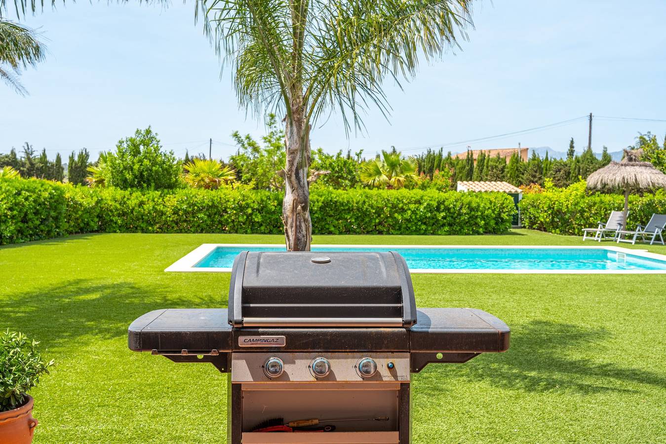 Maison de campagne 'Can Mossenyer' avec vue sur les montagnes, piscine privée et Wi-Fi in Santa Maria del Cami, Majorque l'intérieur des terres