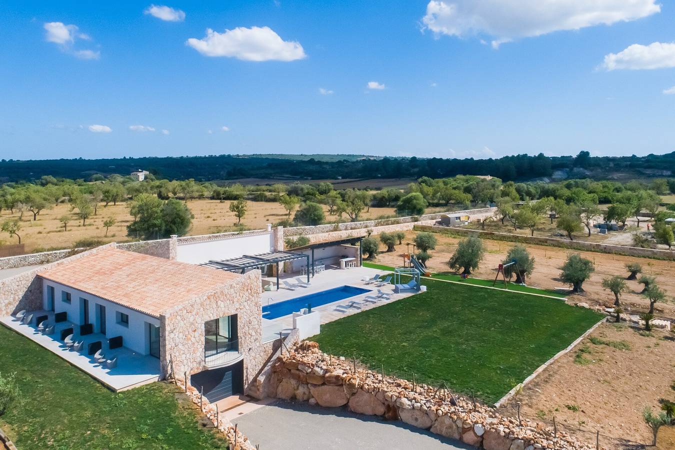 Landhaus 'Son Quillot 2' mit Bergblick, Wlan und Klimaanlage in Ariany, Mallorca Inselmitte