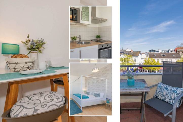 Ferienwohnung für 2 Personen, mit Balkon in Ahlbeck