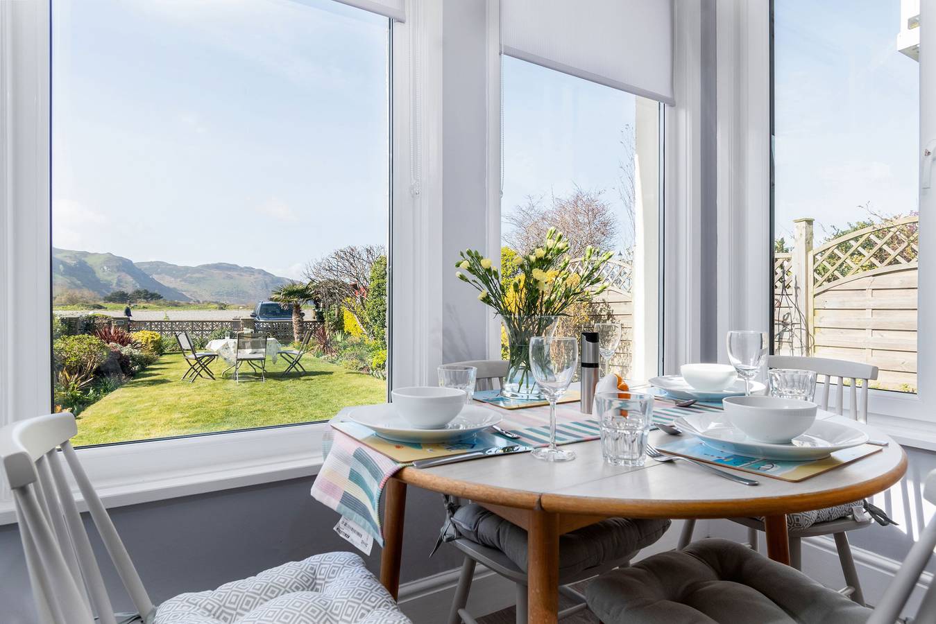 Sandbanks in Deganwy, Conwy region