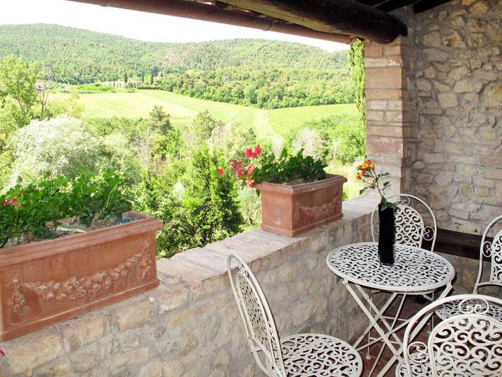Gîte pour 8 personnes, avec jardin ainsi que vue et terrasse à San Gimignano - 4