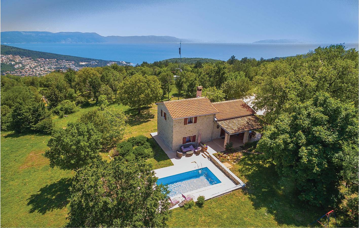 Ferienhaus für 8 Personen mit Terrasse in Ostküste Istrien