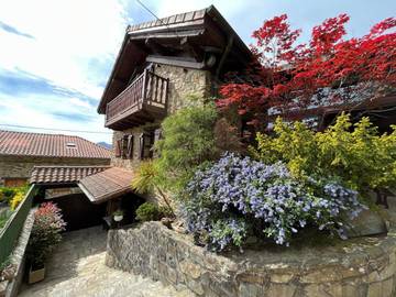 Casa rural para 9 personas, con jardín además de vistas y balcón en Pirineo Navarro