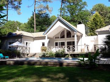 Location de vacances pour 6 personnes, avec jardin et terrasse dans Étang de Cazaux et de Sanguinet