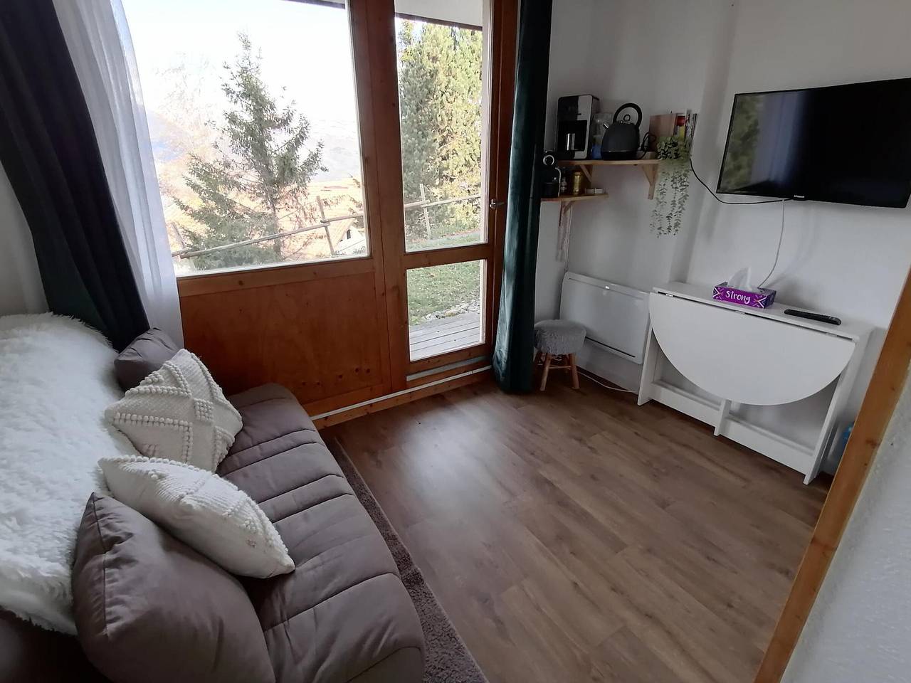 Estudio entero, Encantador estudio a pie de pistas con terraza y parking in La Plagne, Aime-la-Plagne