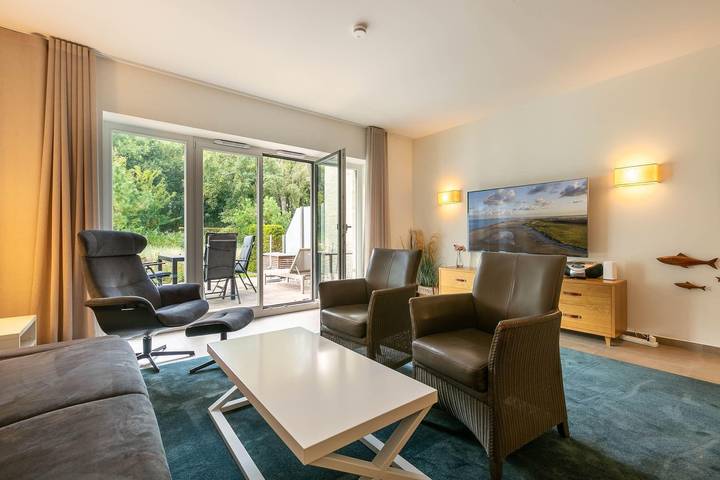 Ferienhaus für 6 Personen, mit Terrasse und Sauna sowie Garten, mit Haustier - 1