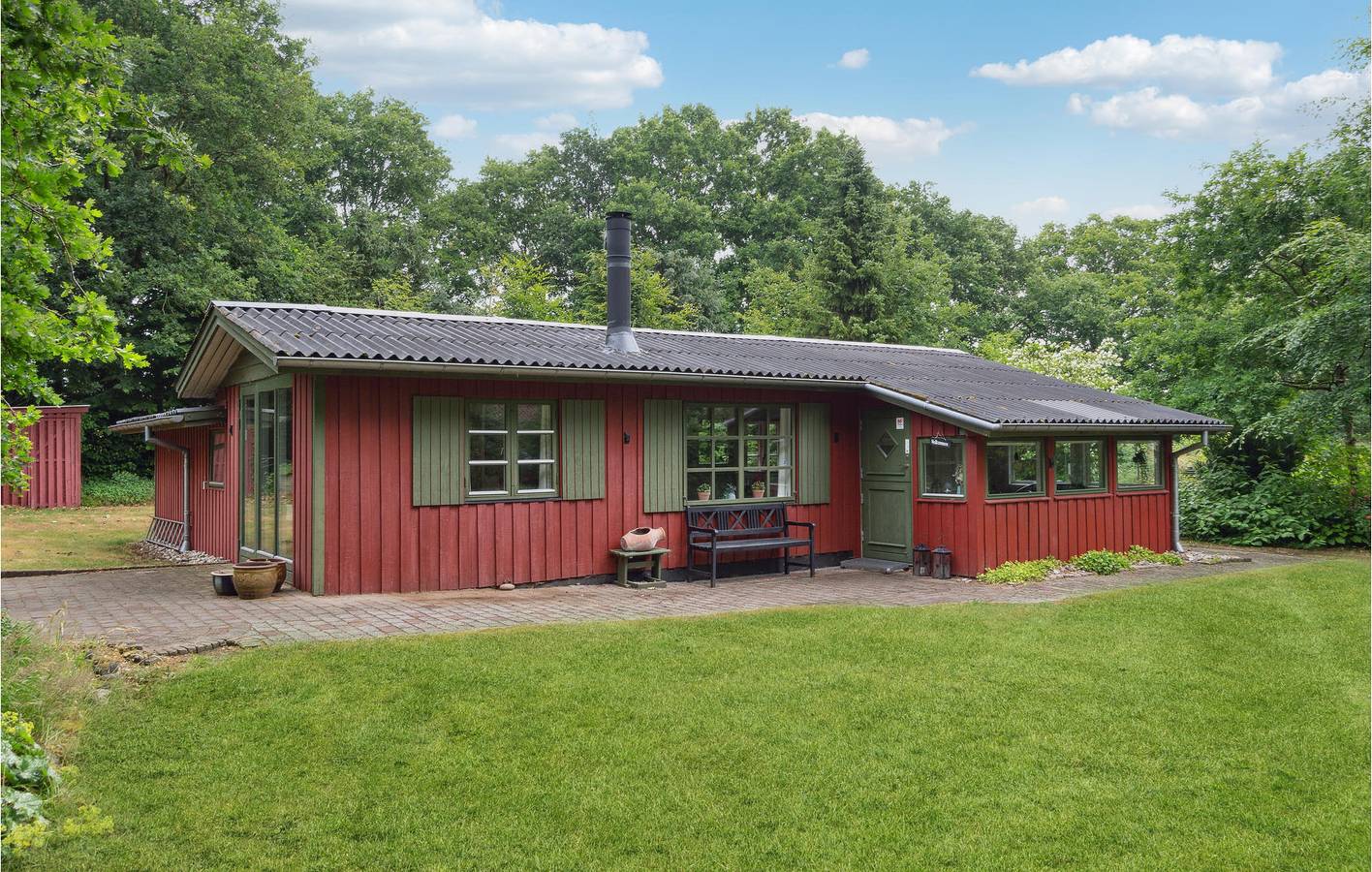 Ferienhaus für 6 Personen mit Seeblick in Varde