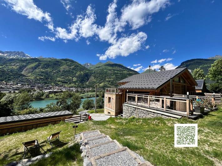 Maison d’hôte pour 4 personnes, avec vue et sauna ainsi que vue sur le lac et jardin à Bourg-Saint-Maurice - 4