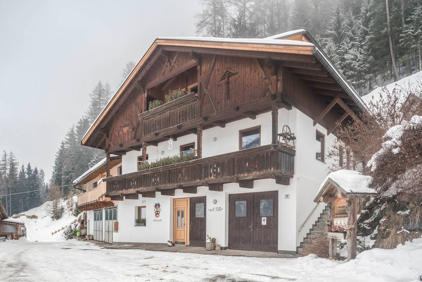 Ganze Wohnung, Ferienwohnung "Mountainfarm Innertrein Jöchl" mit Bergblick, Balkon und Wlan in Steinhaus (Ahrntal), Ahrntal