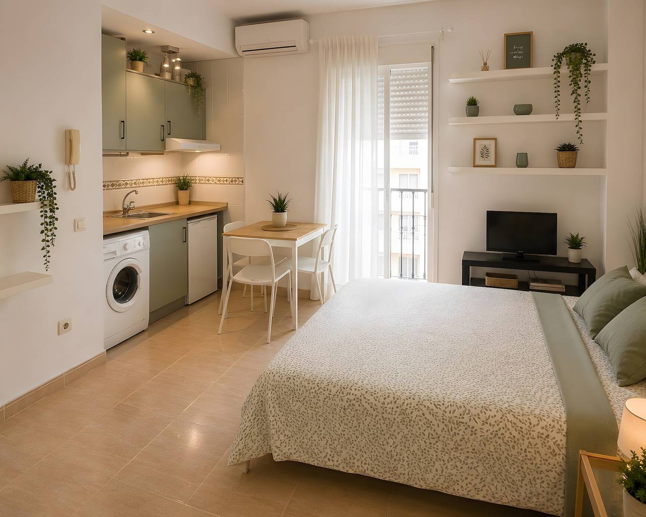 Studio entier, Appartement « Fabuloso Apartamento » avec balcon et Wi-Fi in Centre-ville Malaga, Malaga