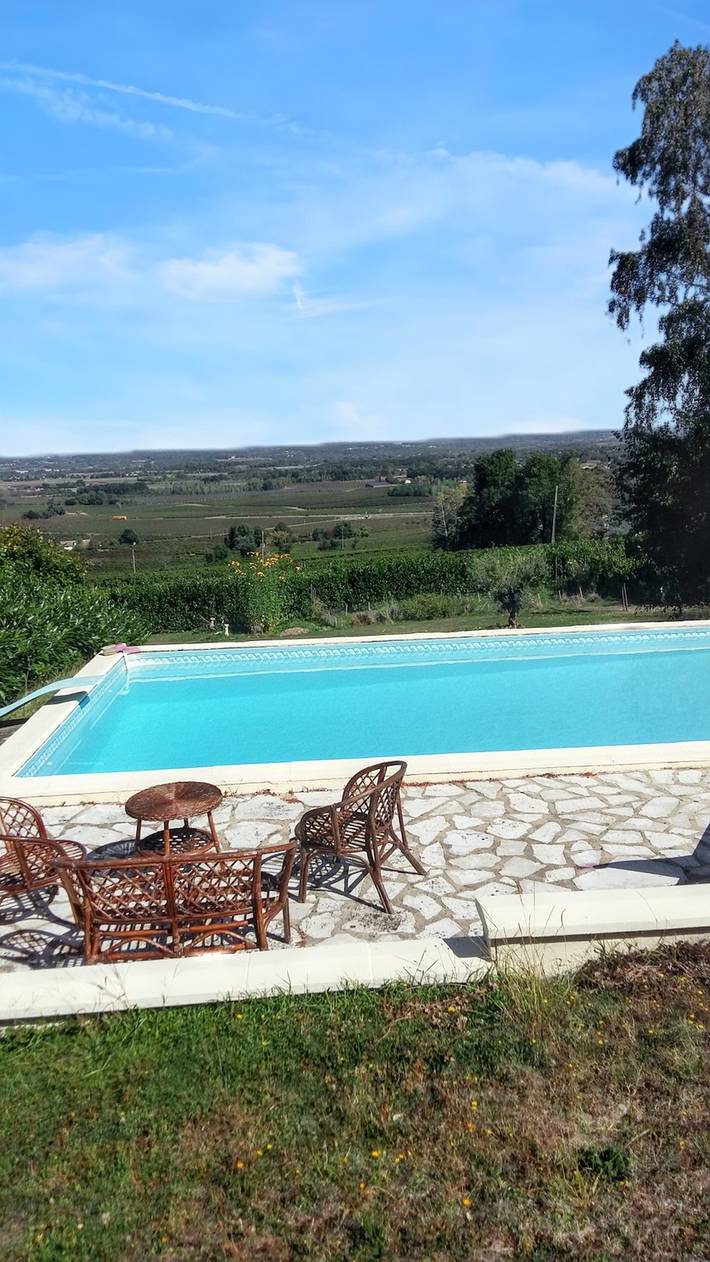 Maison de vacances pour 8 personnes, avec terrasse ainsi que piscine et jardin à Monbazillac