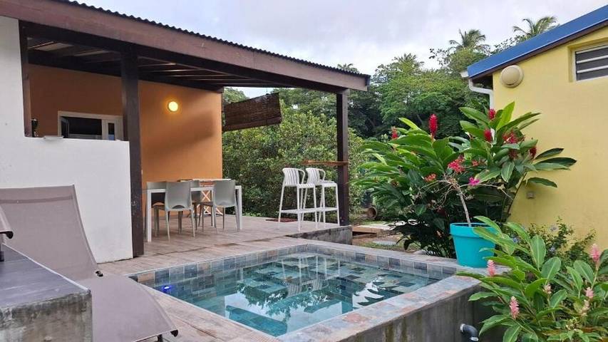 Location de vacances pour 3 personnes, avec vue et piscine, animaux acceptés dans Plage de Grande Anse - 4