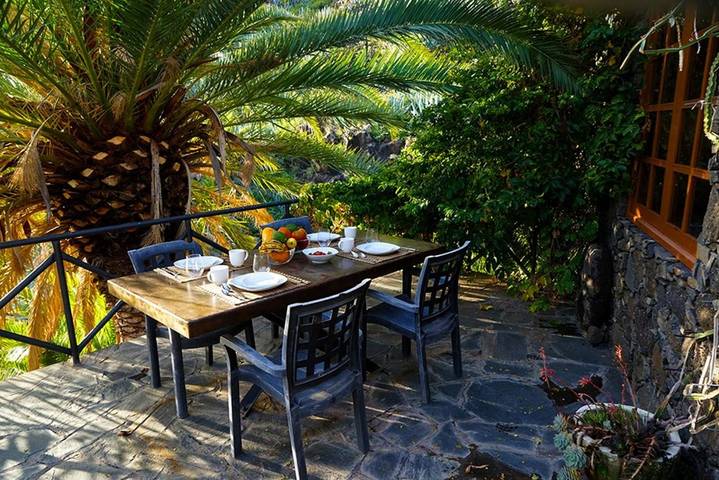 Casa de vacaciones para 4 personas, con Balcón y Terraza además de Jardín y Vistas en San Sebastián de la Gomera