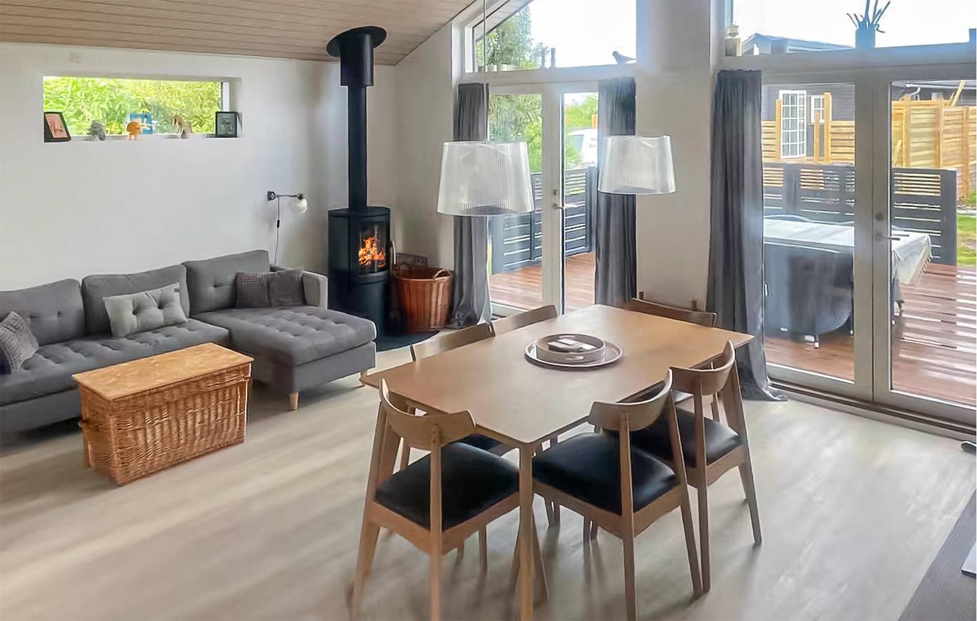 Feriehus for 6 personer med terrasse in Faxe Ladeplads, Svenske Østersøen