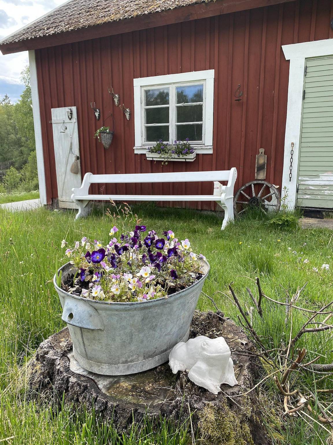 Ferienhaus in Skuggebo mit großer Terrasse in Ruskensee