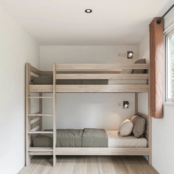 Mobil home pour 6 personnes, avec bassin pour enfant à Saint-Christophe-du-Ligneron - 4