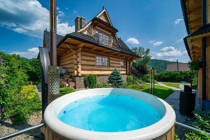 Location de vacances pour 12 personnes, avec vue ainsi que sauna et jardin à Szczawnica - 4