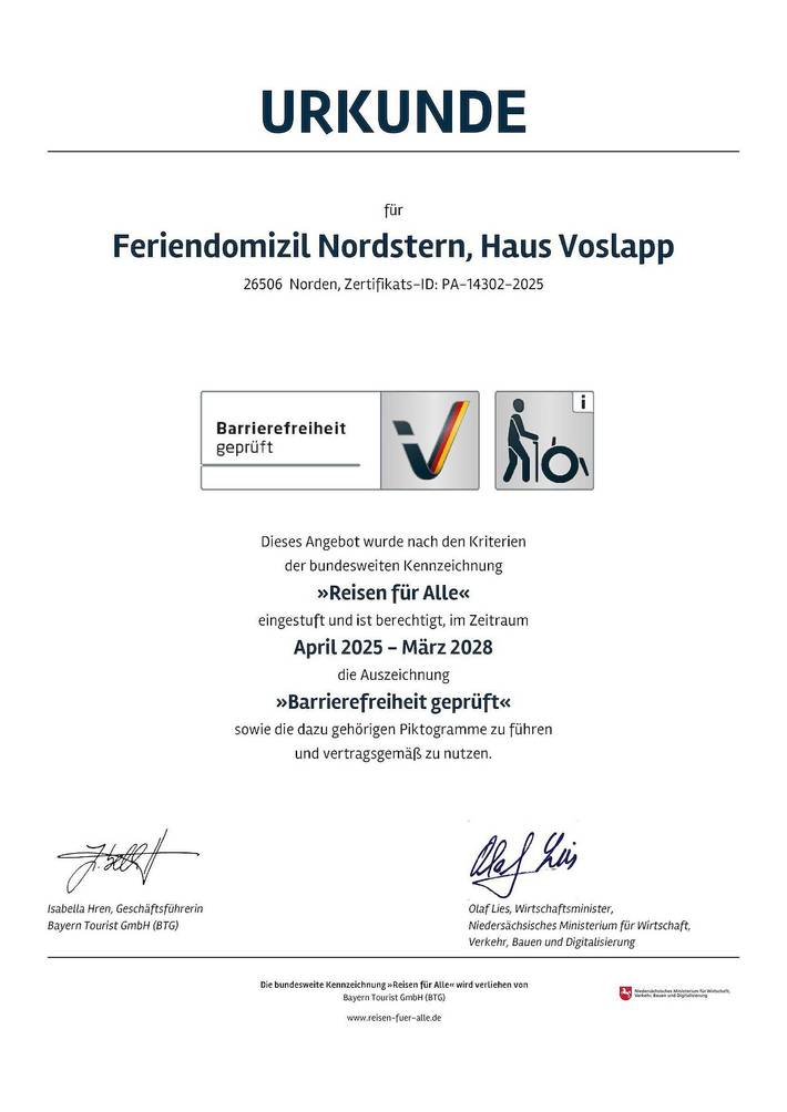 Ferienhaus für 6 Personen, mit Sauna und Pool sowie Whirlpool und Garten in Ostfriesland - 4