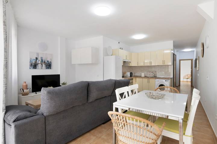 Ferienhaus 'Campo Amor Alto' mit Bergblick, privater Terrasse und Wlan in Argana Alta, Arrecife