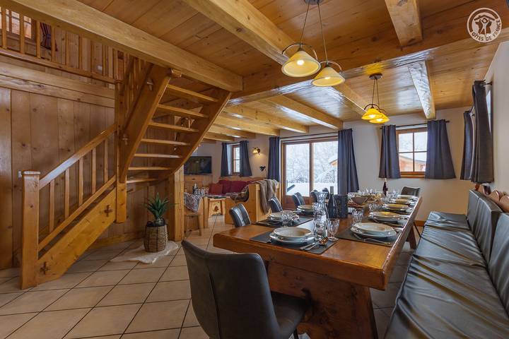 Gîte pour 12 personnes, avec terrasse à Hauteluce - 4