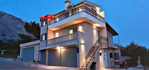 Ferienwohnung für 3 Personen, mit Balkon in Baska Voda