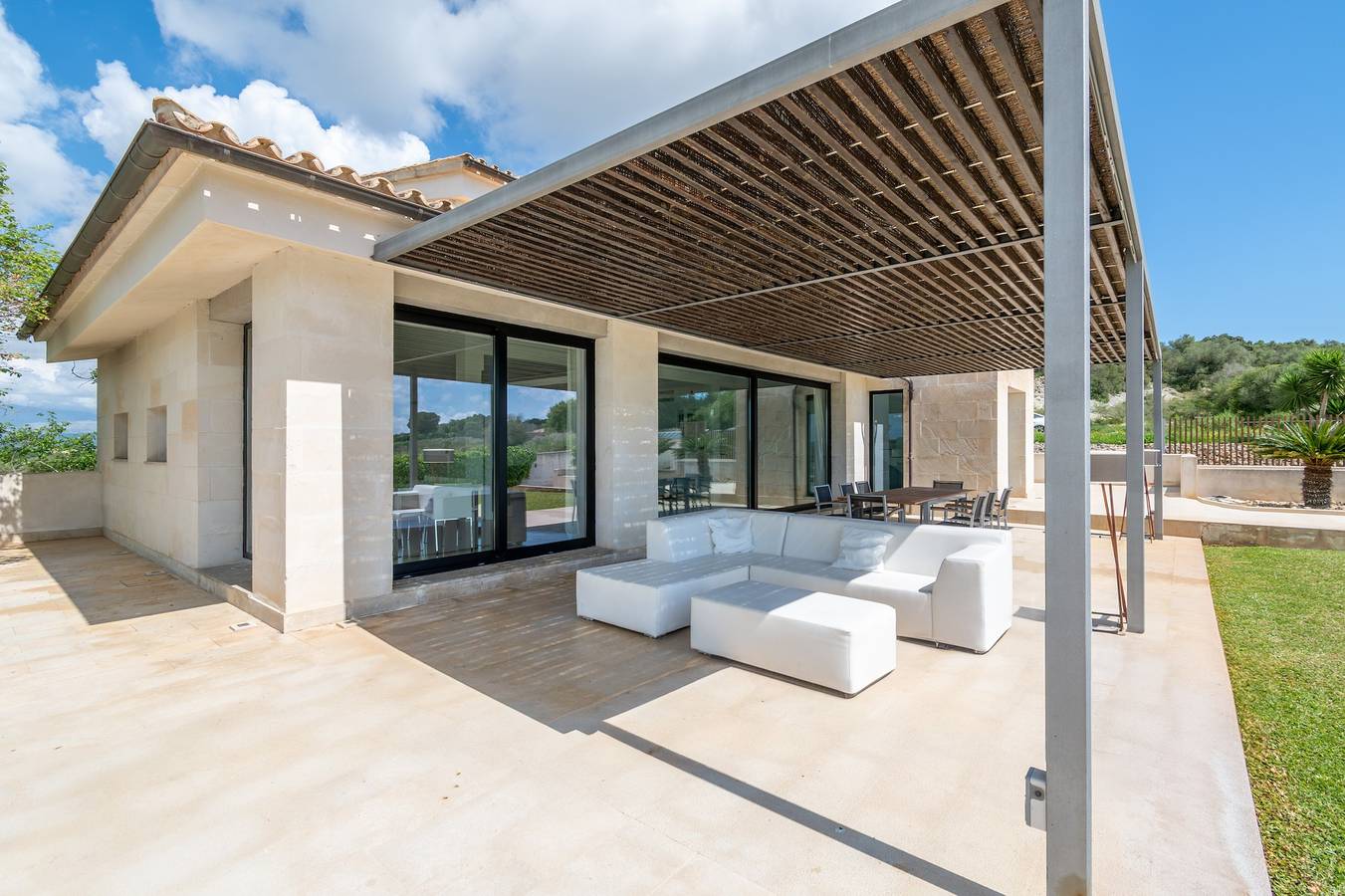 Ferienhaus Dalt Son Morro mit Bergblick, Pool und Wlan in Muro, Mallorca Norden