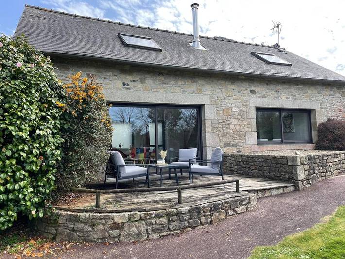 Location de vacances pour 7 personnes, avec Terrasse et Jardin à Plabennec