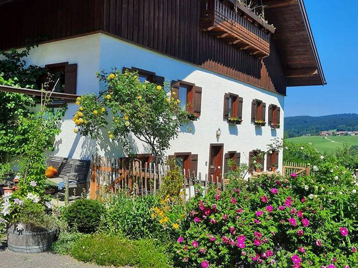 Ferienwohnung für 3 Personen, mit Garten am Attersee