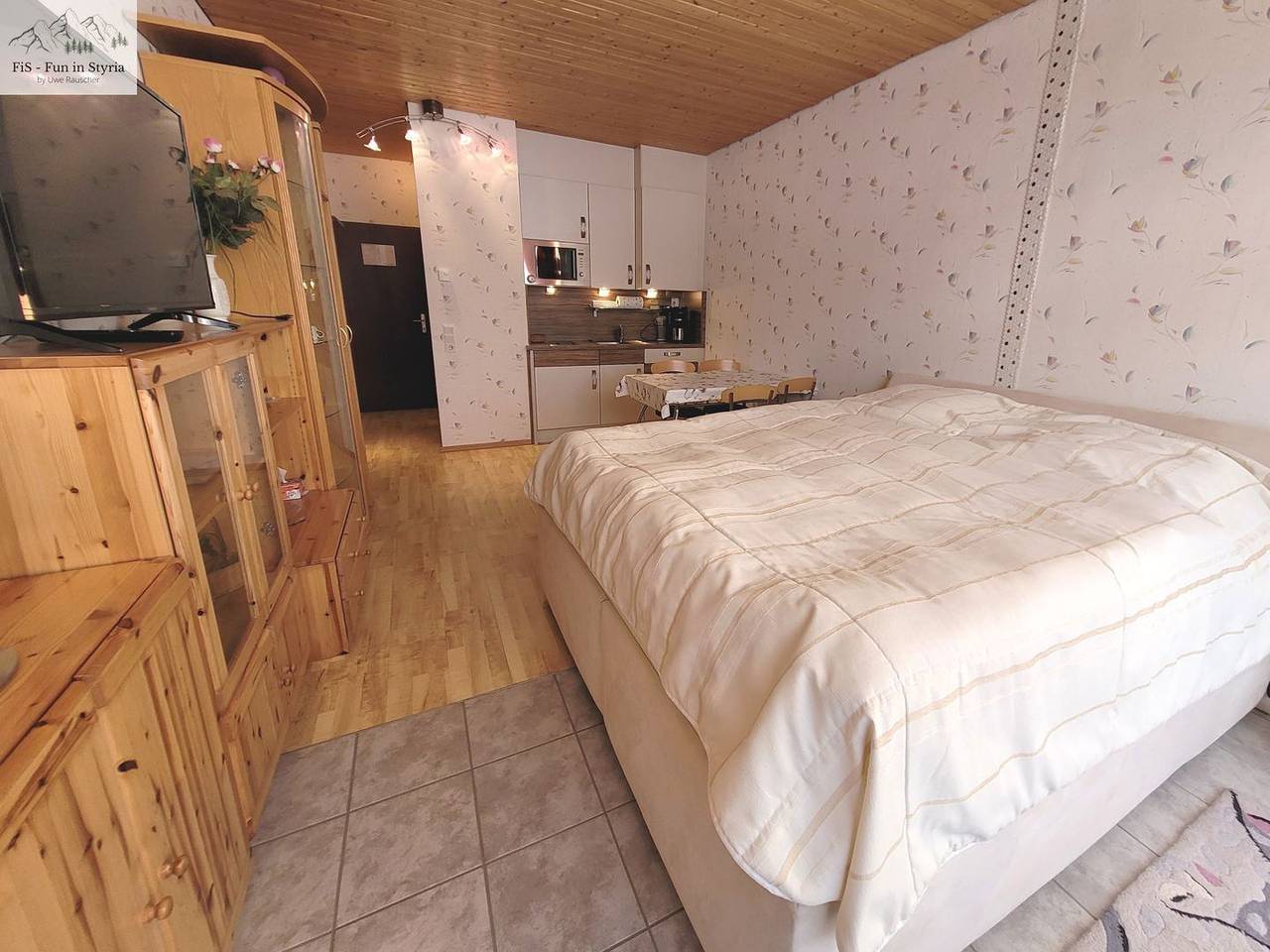 Ganze Wohnung, Einladendes 1-Raum-Apartment Theresia im Haus Kulmhof – Tauplitz in Tauplitz, Totes_Gebirge