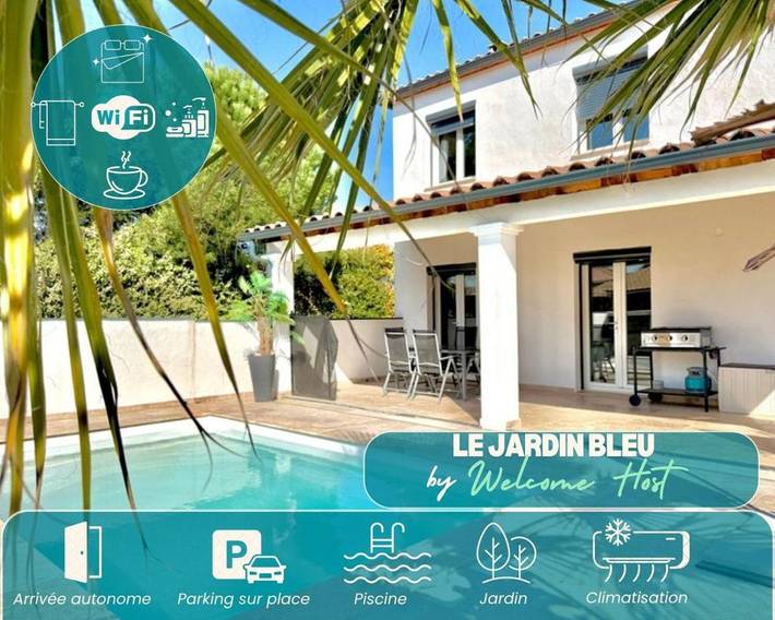 Location de vacances pour 6 personnes, avec piscine ainsi que jardin et terrasse à Saint-Geniès-de-Malgoirès
