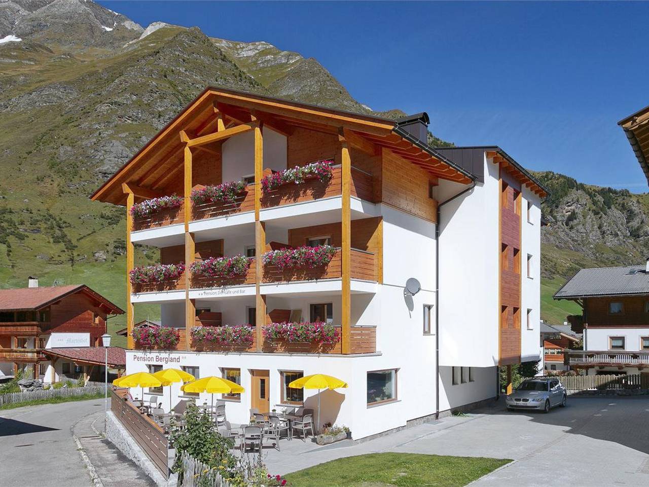 Alpshotel Bergland in Pfelders, Moos in Passeier