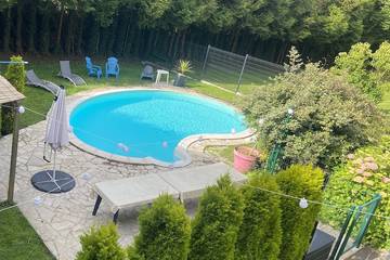 Gîte pour 15 personnes, avec piscine et jardin, animaux acceptés dans Anceaumeville