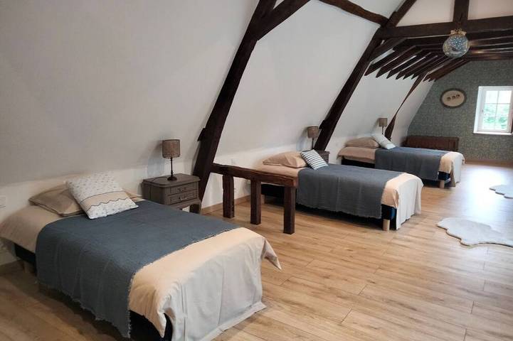 Gîte pour 10 personnes, avec jardin, animaux acceptés dans Bazouges Cré sur Loir - 4