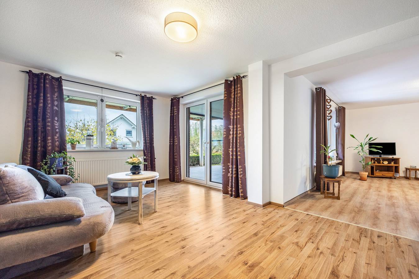 Ganze Wohnung, Ferienwohnung 'Haus-Landzeit' mit privater Terrasse, Gemeinschaftsgarten und Wi-Fi in Hörden am Harz, Harzvorland