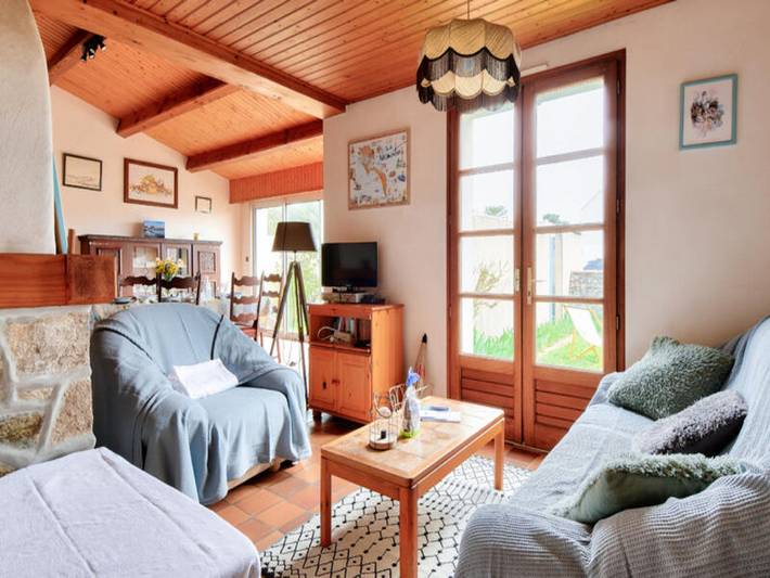 Gîte pour 6 personnes, avec jardin, adapté aux familles dans Plage des Sableaux