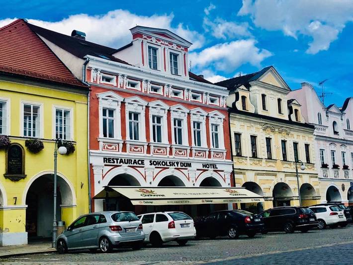 Hôtel pour 2 personnes, avec terrasse à Domažlice